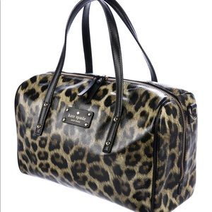 Kate Spade LEOPARD GRAINY VINYL RAINA